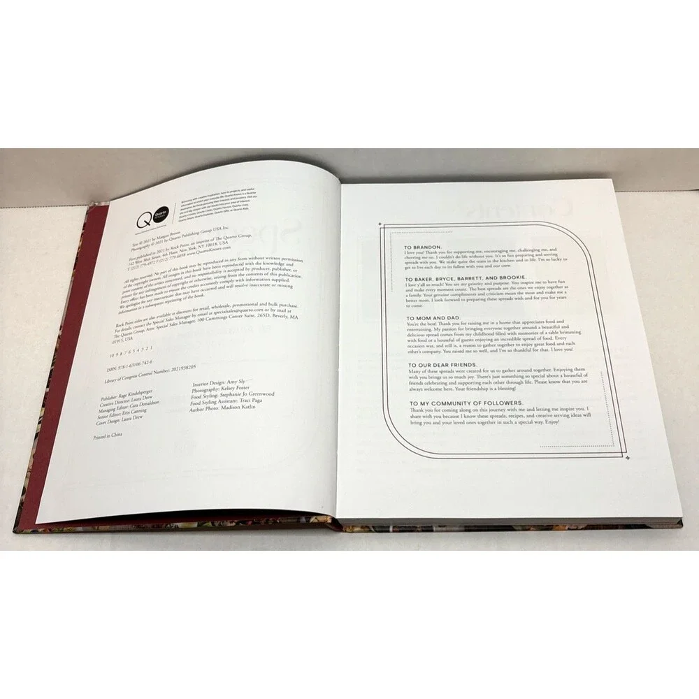 Spectacular Spreads: 50 Amazing Food Spreads Cookbook.